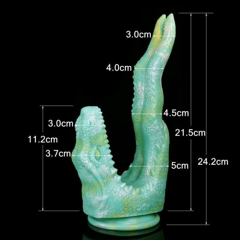 Hawk Werwolf Realistic Silcone Large Dildo - E