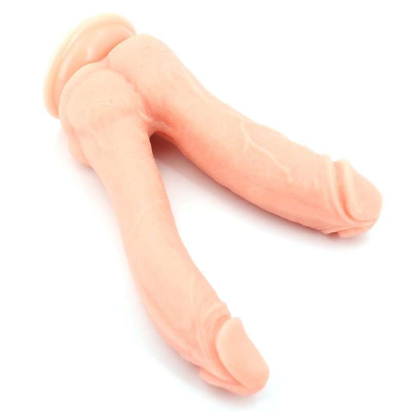 PVC Large 9.4 inch Double Cock