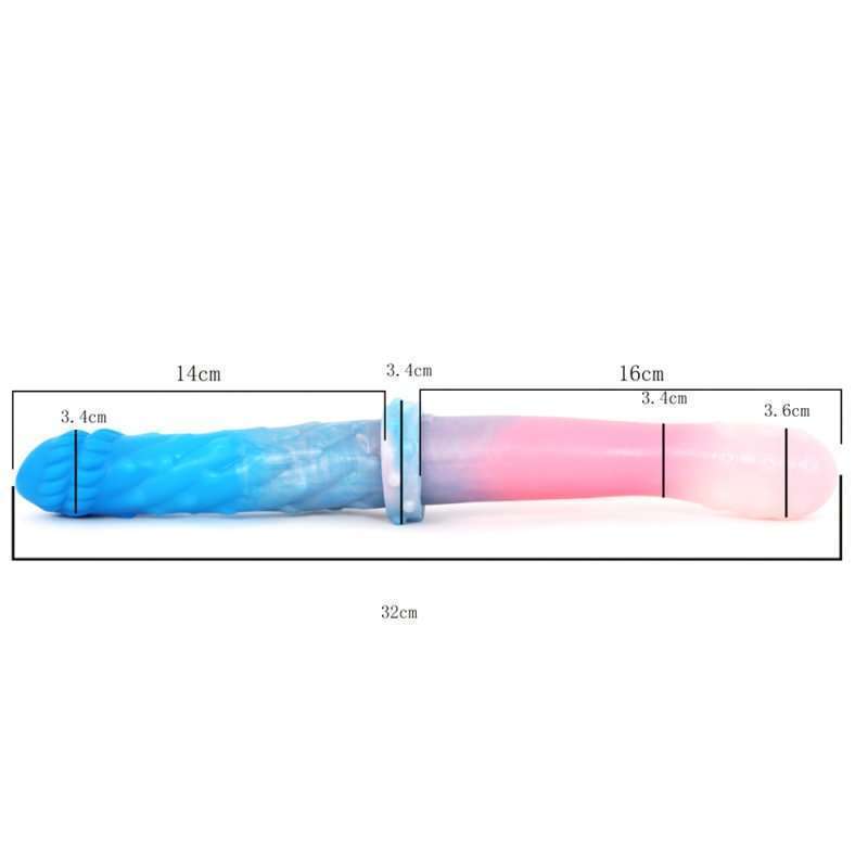 Double Color Dual Ended Dildo - 02