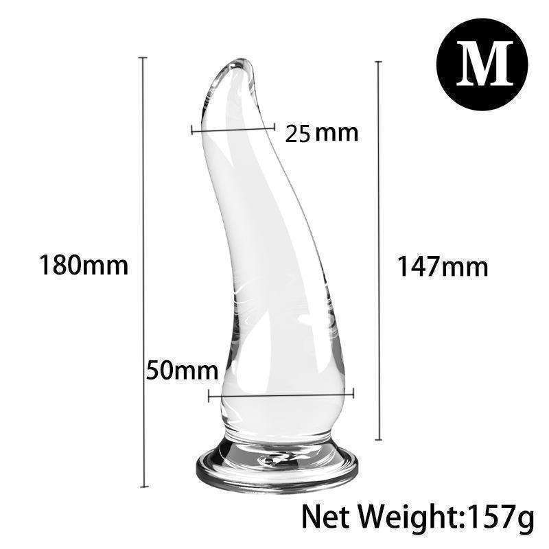 Anal dilator with suction cup (pepper shape) anal plug