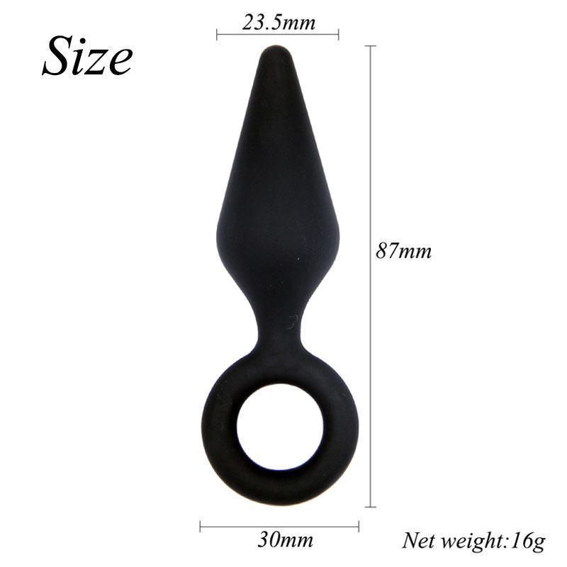 Orissi 5-piece silicone anal plug male gay