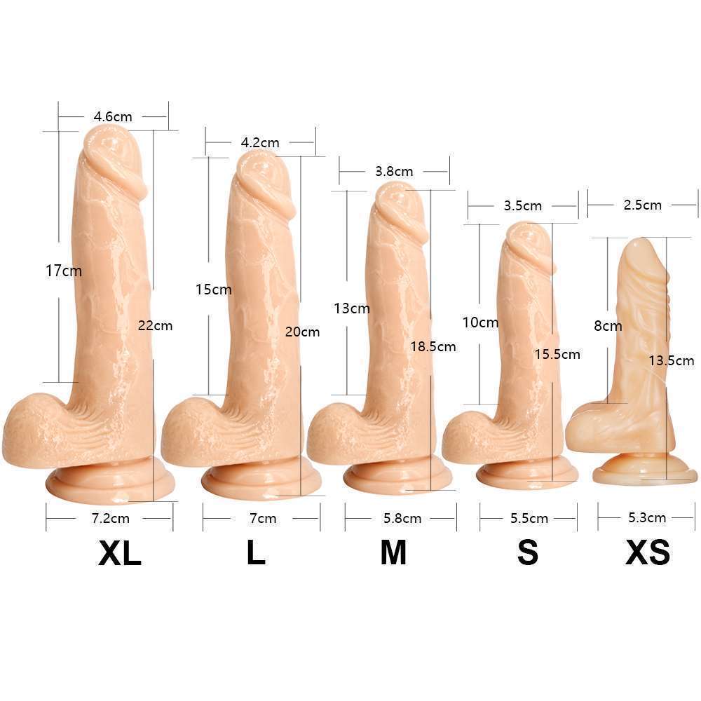 5.25 inches - 8.66 inches TPE Realistic Clear dildo