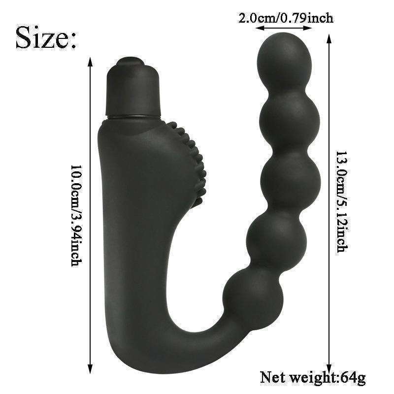 Male prostate, female anal plug G-point vibrating massager