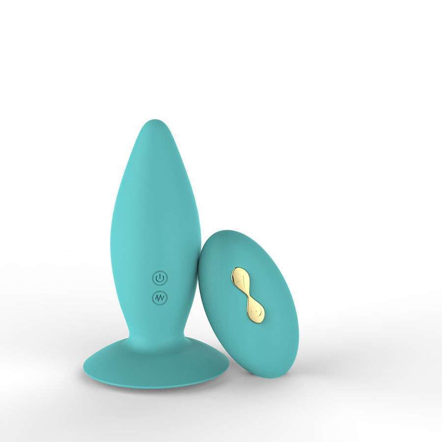 Prostate Massager, male and female dual wireless remote control rear anal plug vibrating stick sucker