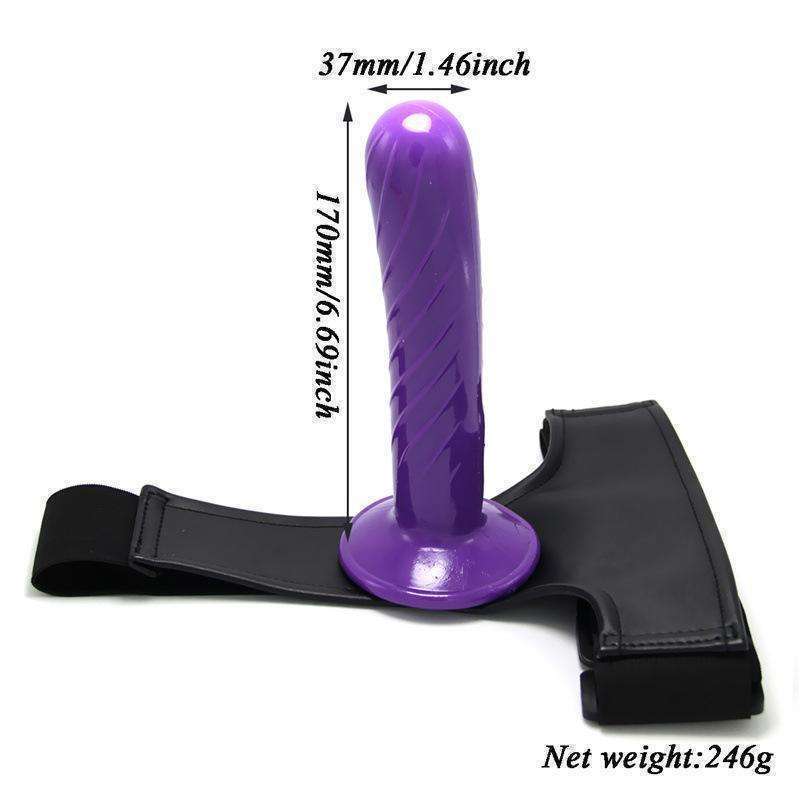 Women Strap On Dildos (black,purple)