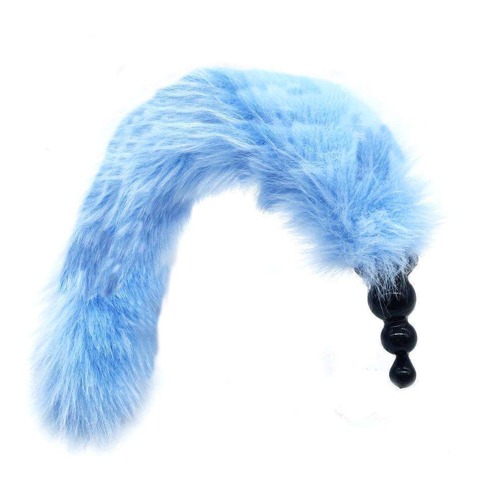 Female, collar, fox tail, anal plug