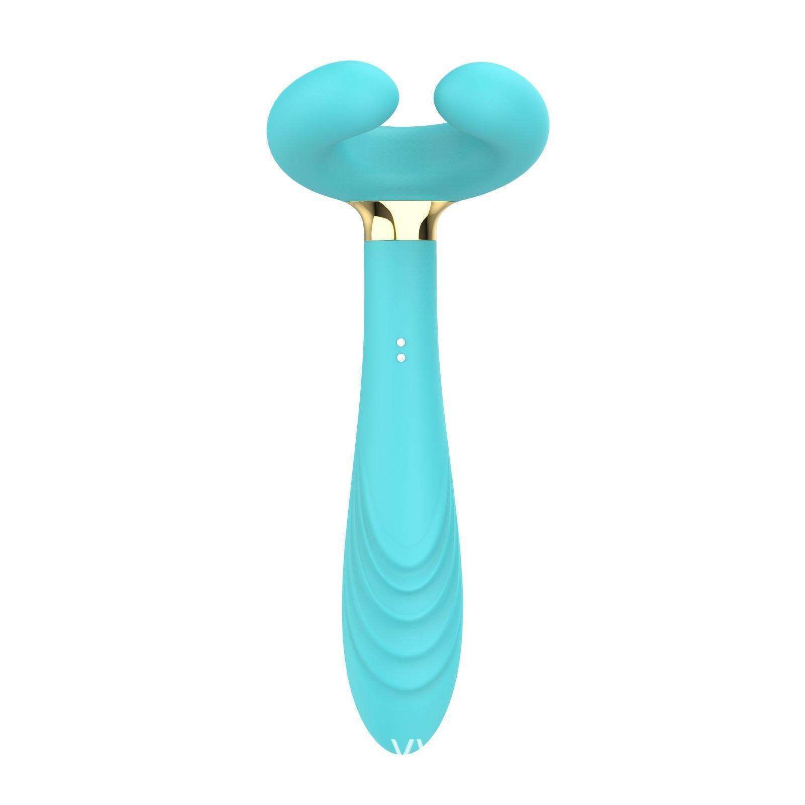 Orissi magnetic attraction charging C-shaped three head vibrator flirting toy