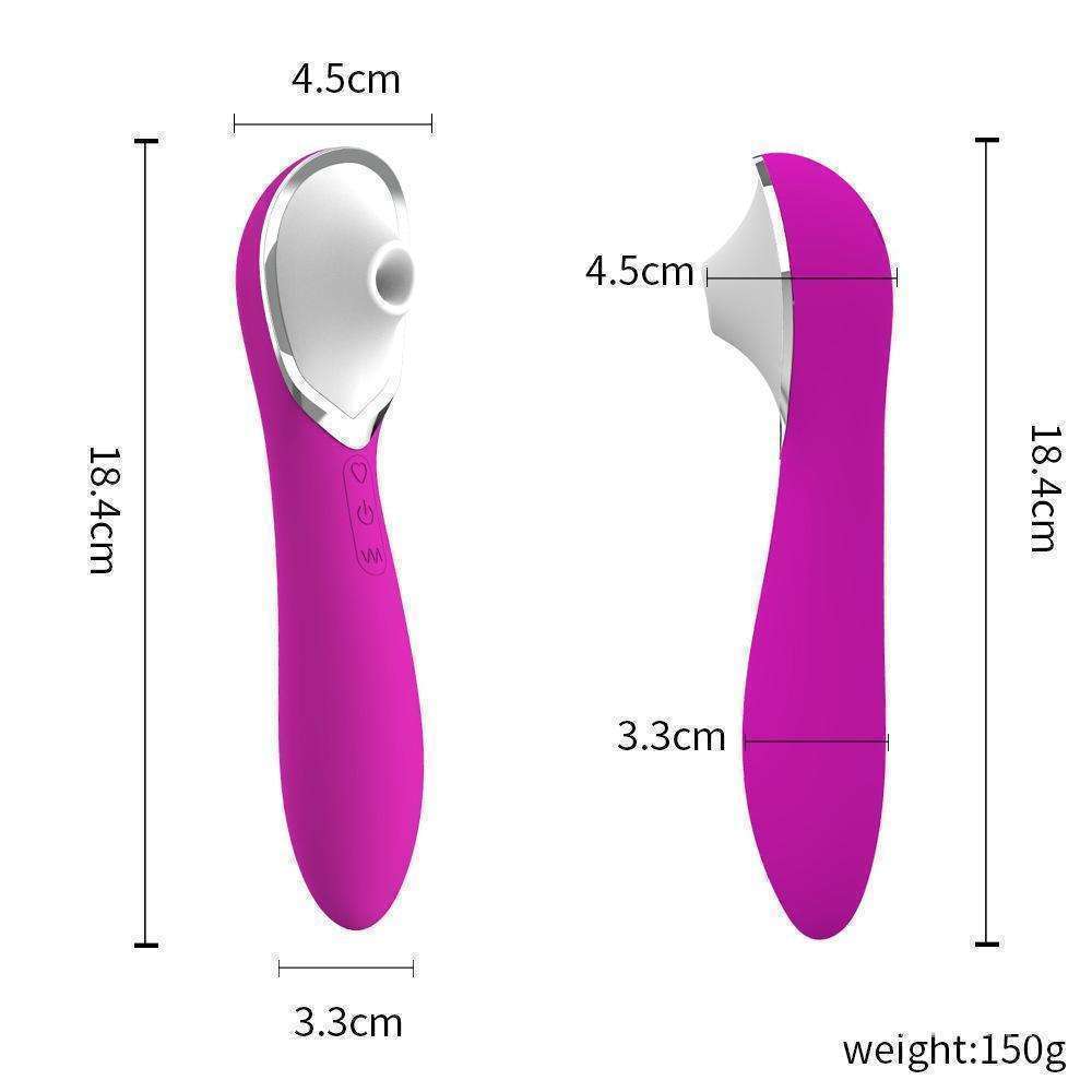 Orissi new magnetic suction charging suction vibrating massage stick for women, multi-functional and insertable