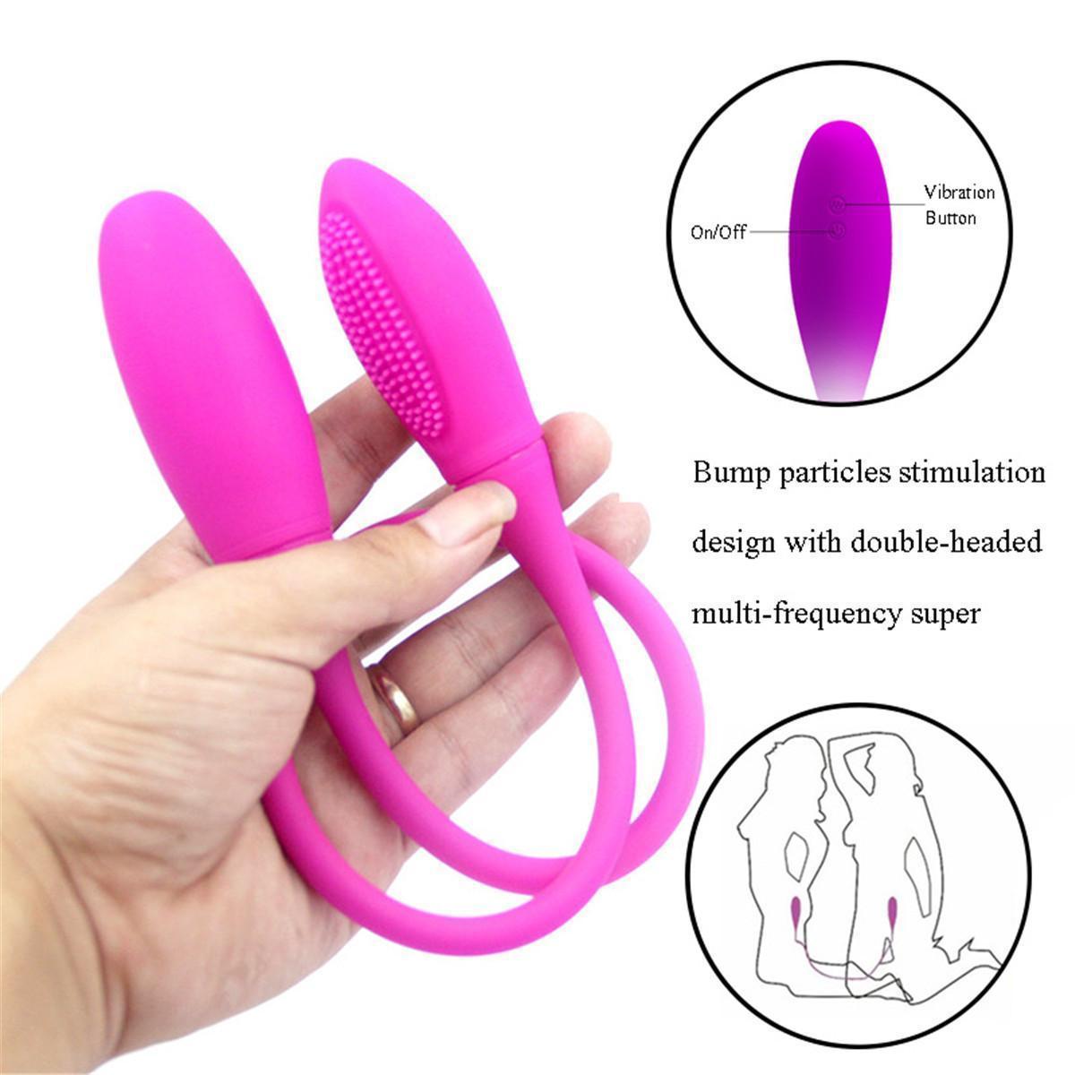 USB charging, double head, 7-frequency vibrating stick, female