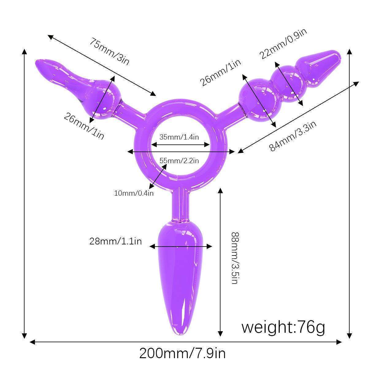 3P SM Same-Sex Taste Plug