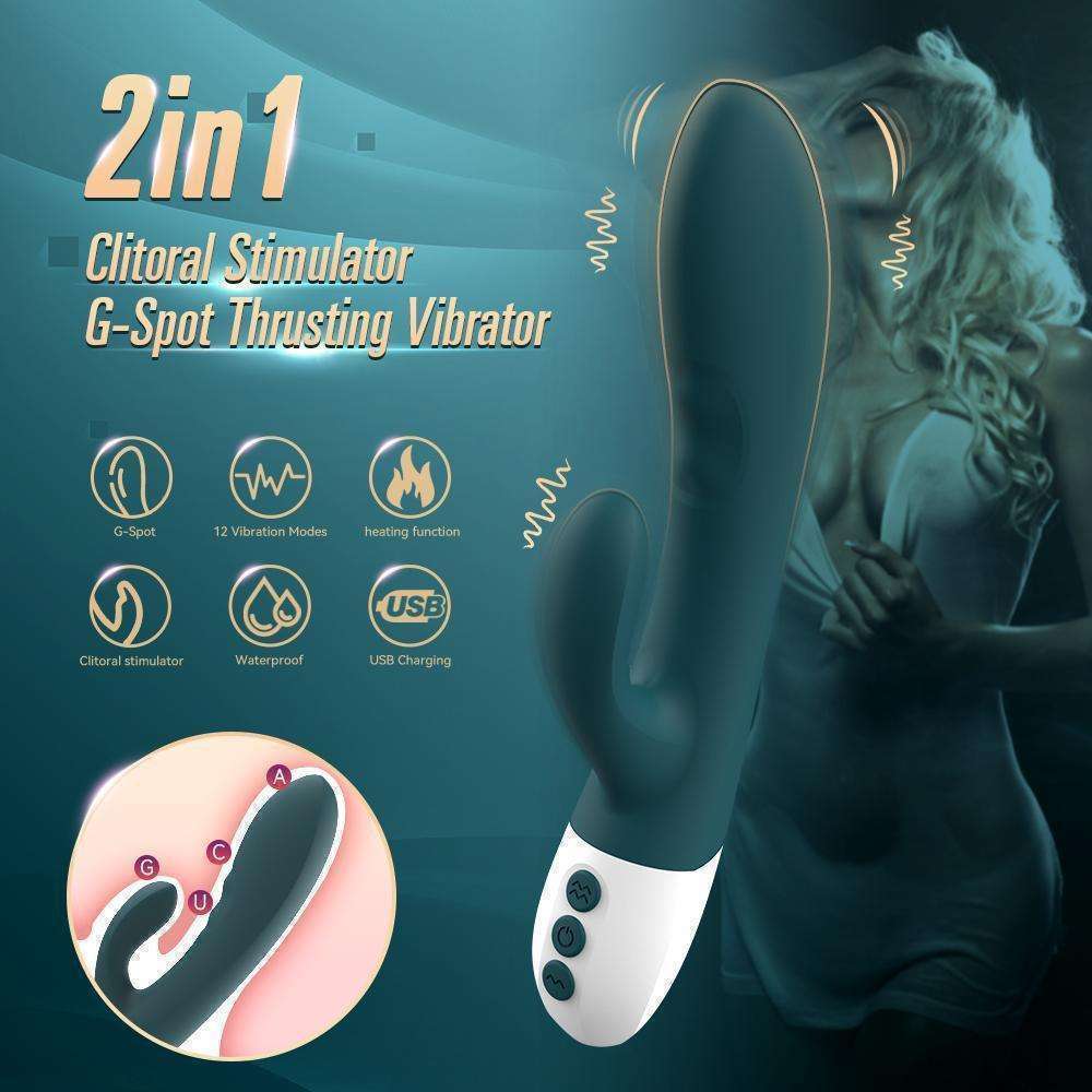 Soft heating vibrator