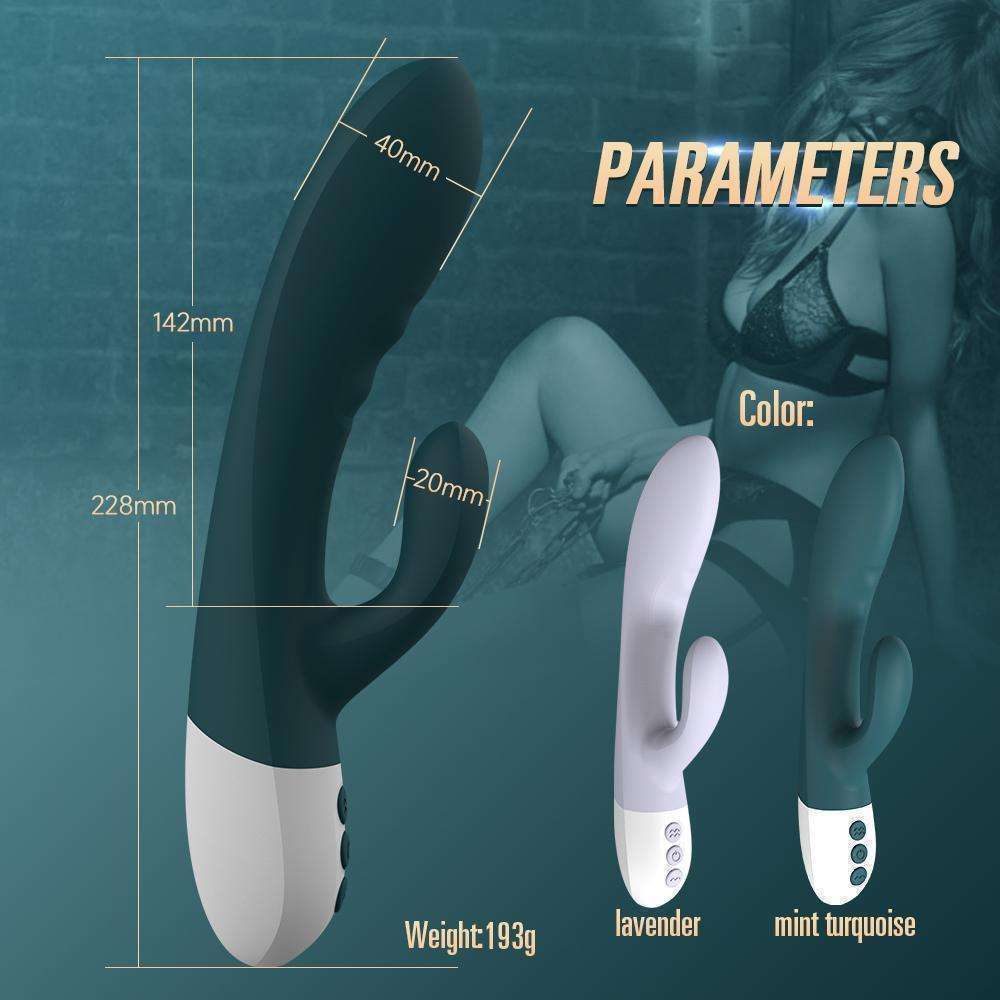 Soft heating vibrator