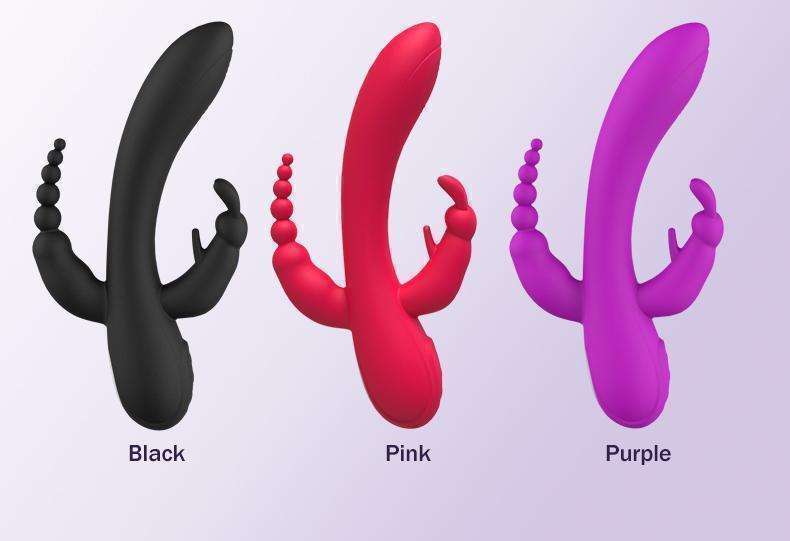 Rabbit Trident stick female masturbator, vibrating stick adult sex toy