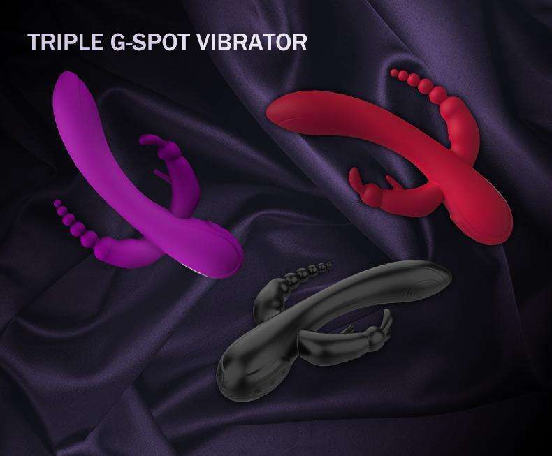 Rabbit Trident stick female masturbator, vibrating stick adult sex toy