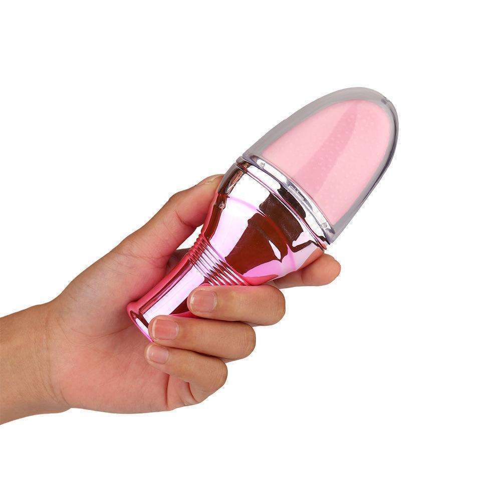 Tongue vibrator, 12 frequency female provocative masturbator,USB charging