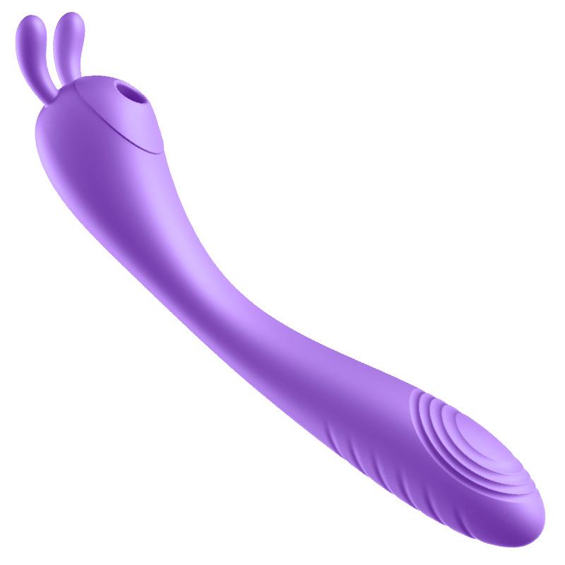 Rabbit ear sucking vibrator, 12 frequency vibrating female adult toy