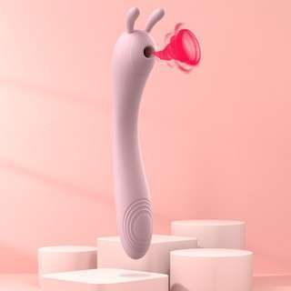 Rabbit ear sucking vibrator, 12 frequency vibrating female adult toy