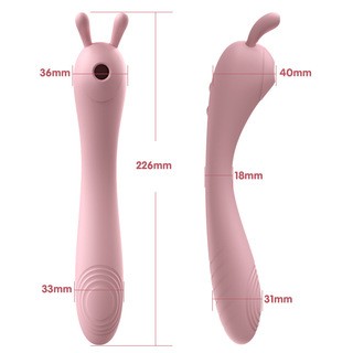 Rabbit ear sucking vibrator, 12 frequency vibrating female adult toy