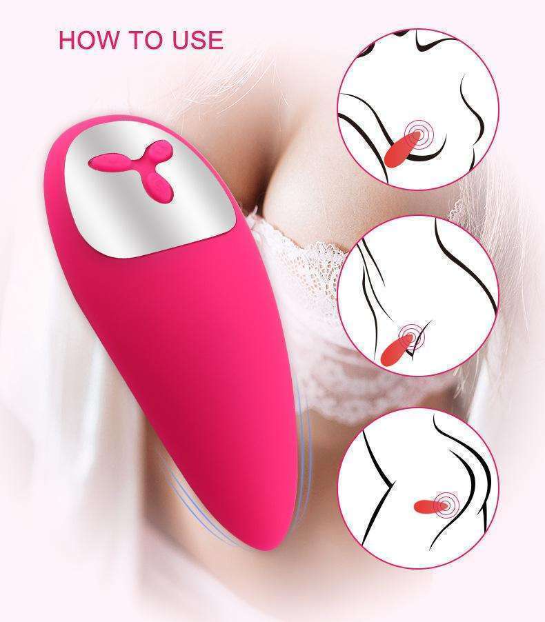 Female USB charging silicone vibration G-point stimulation AV vibrator massage tongue fun frequency conversion vibration egg