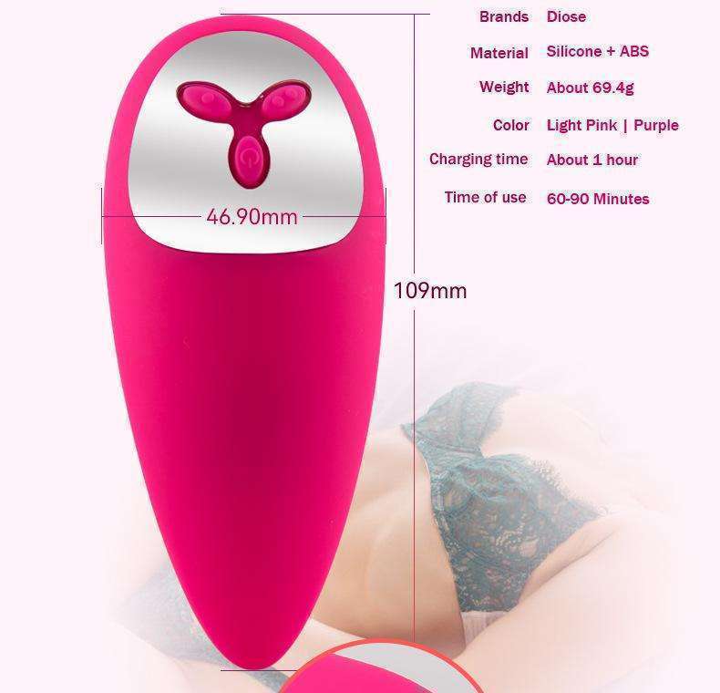 Female USB charging silicone vibration G-point stimulation AV vibrator massage tongue fun frequency conversion vibration egg