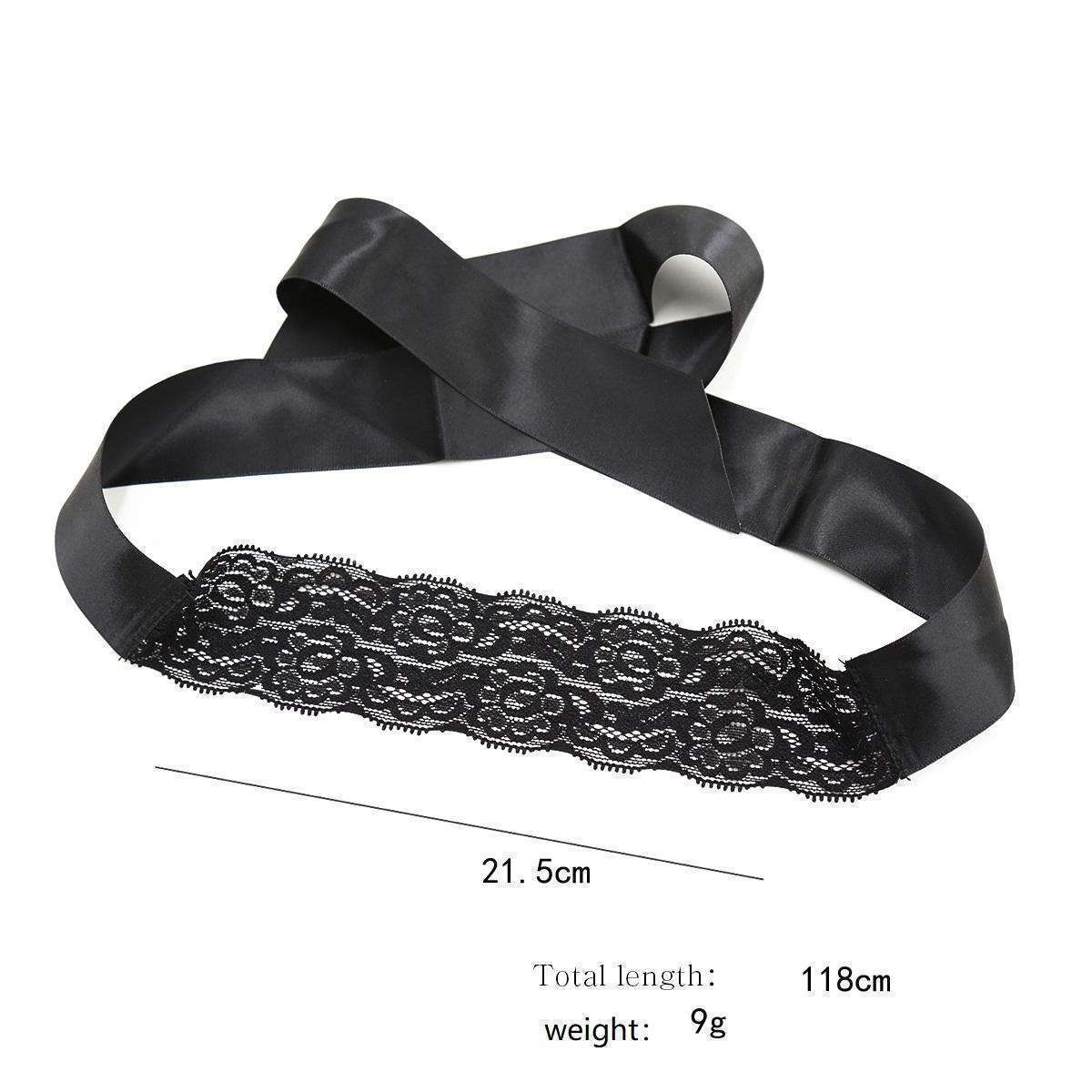 SM lace eye mask (black)