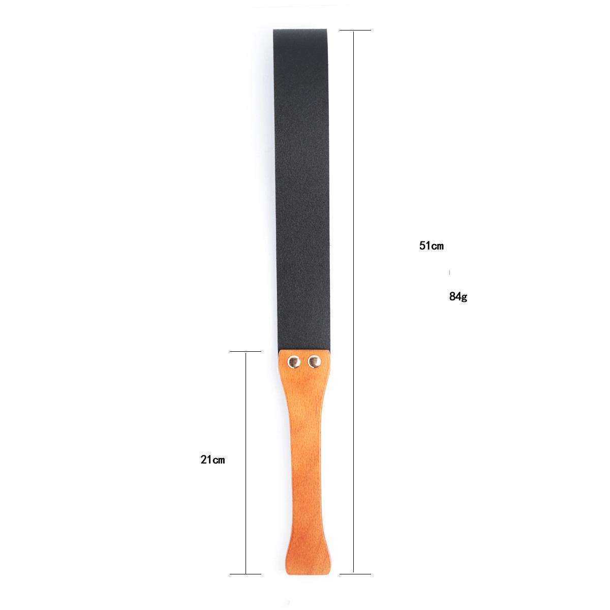 Solid wood handle, double PU leather, racket