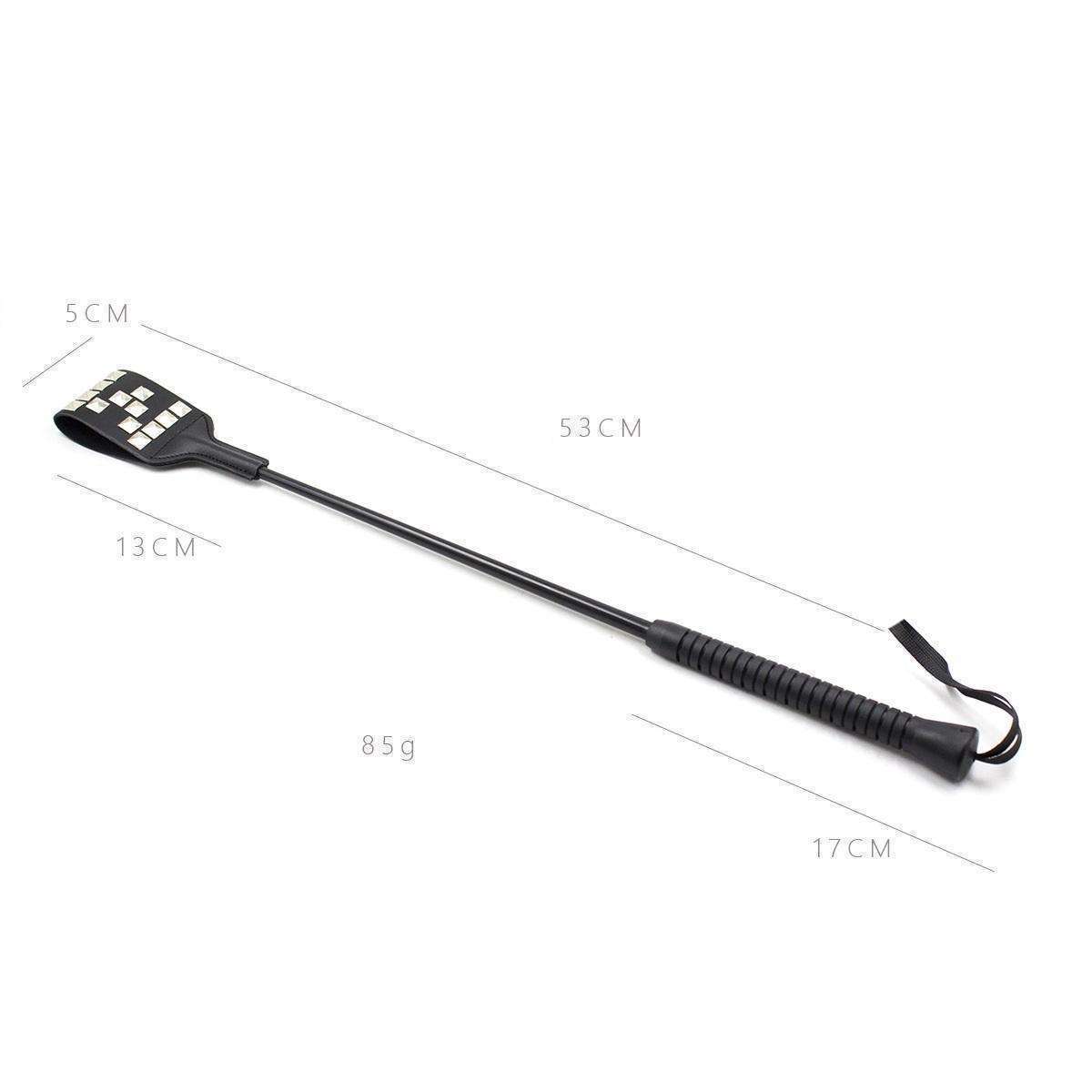 Plastic whip black double layer plastic rod