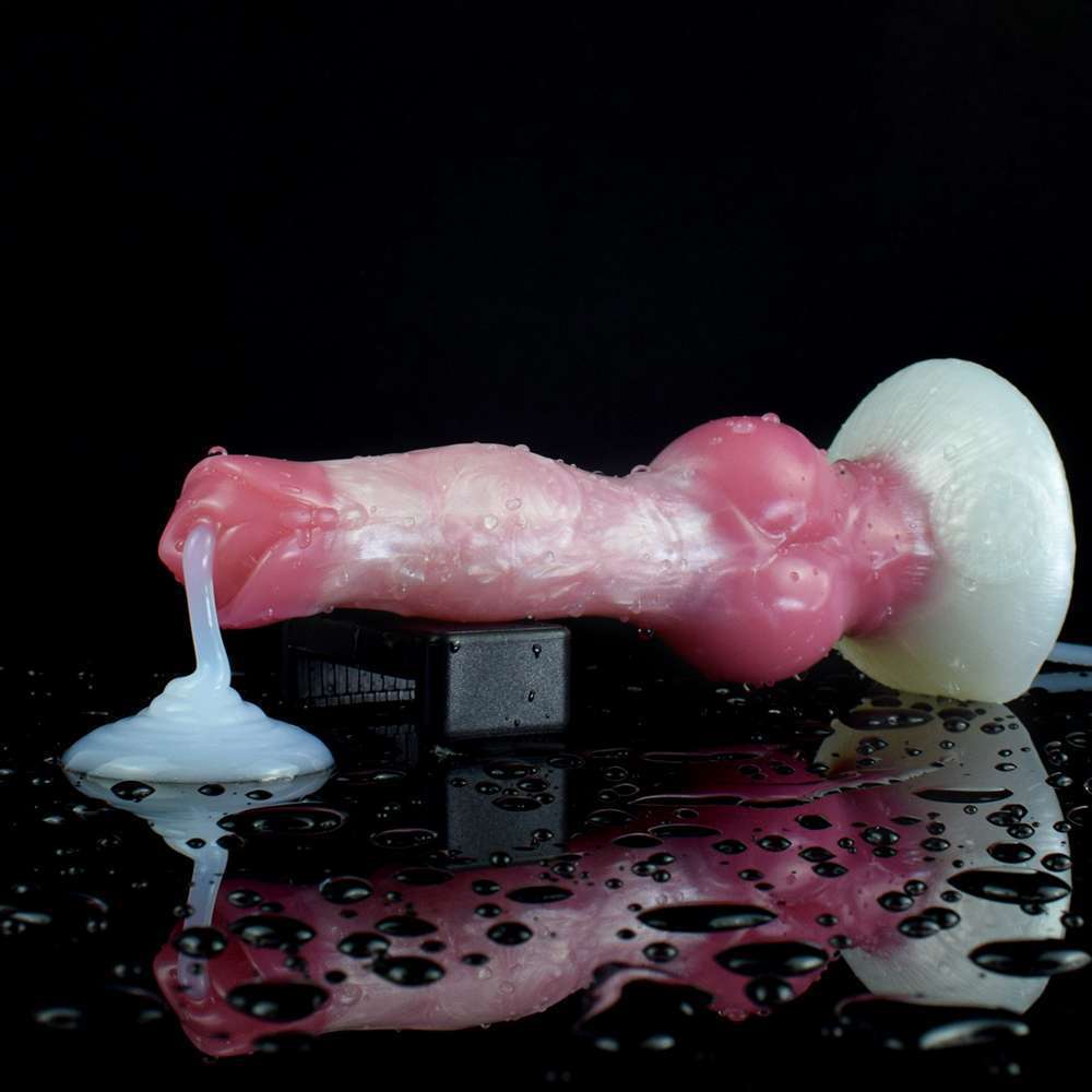 Animal: dog cock, water spray ejaculation, Ejaculating dildo（Prison dog - Danny）