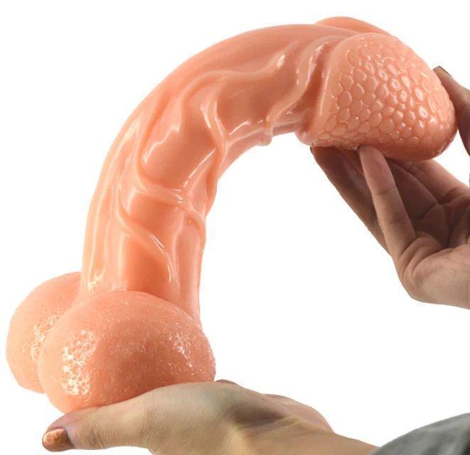 Large testicular penis Dildo