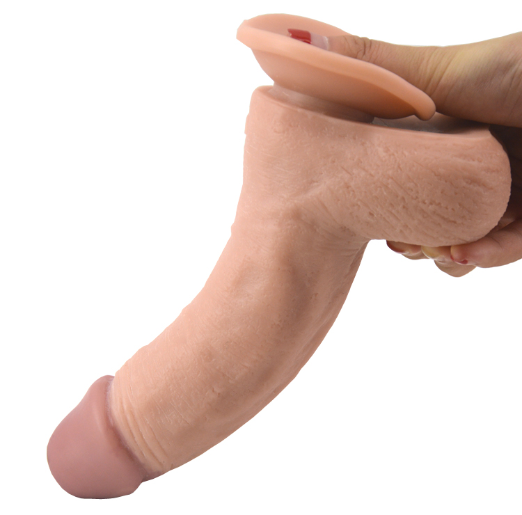 8.26 inch FAAK Straight full testicular Realistic Dildo (Free shipping)