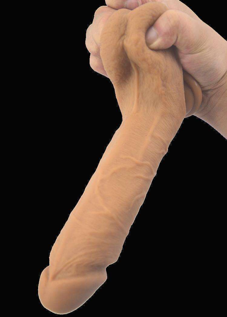 8.46 inch Lamb skin Realistic Silicone Dildo