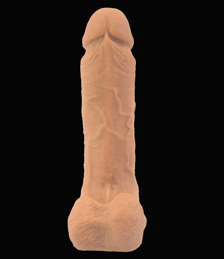 8.46 inch Lamb skin Realistic Silicone Dildo