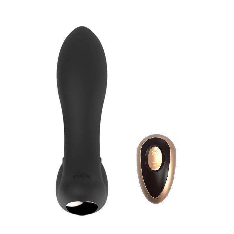 Remote control vibrator, dual pleasure stimulation of clitoris G-point, wearable massager,black