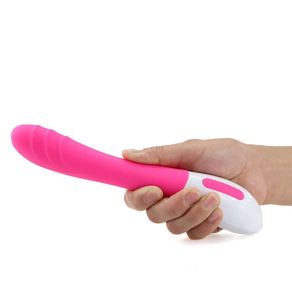 Head pattern double vibration silicone stick