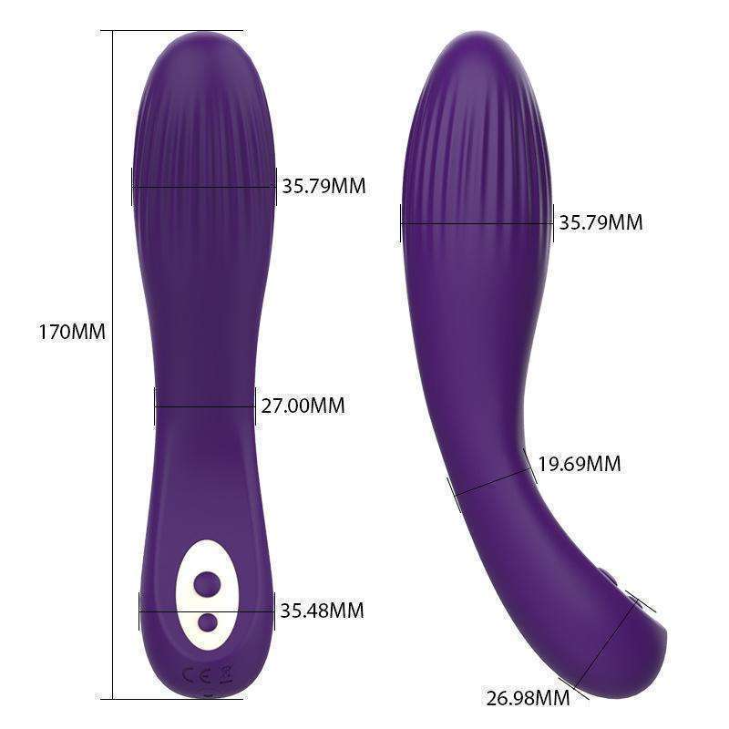 Sex goods soft single vibrator, female vibrator and self masturbation portable massage stick,purple