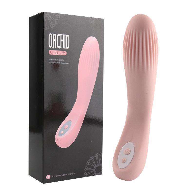 Sex goods soft single vibrator, female vibrator and self masturbation portable massage stick,purple