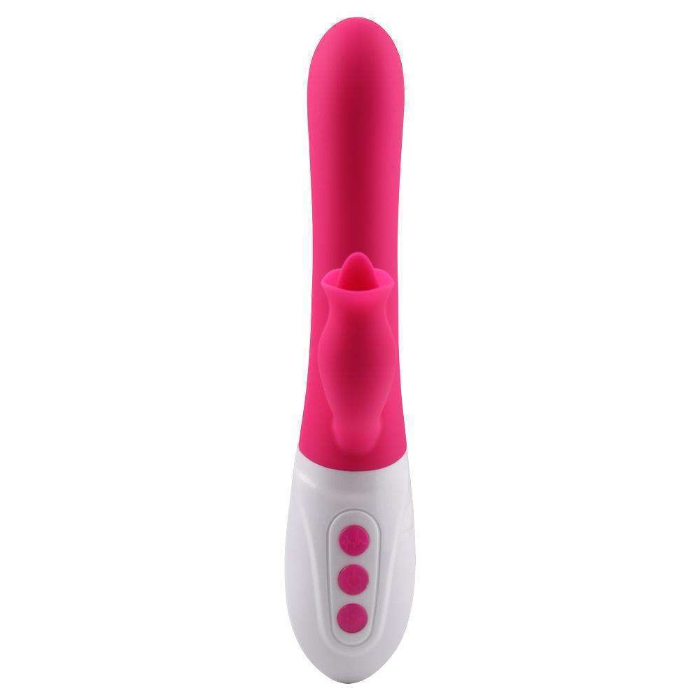 Rabbit swinging G-point masturbator, tongue licking, frequency conversion vibration