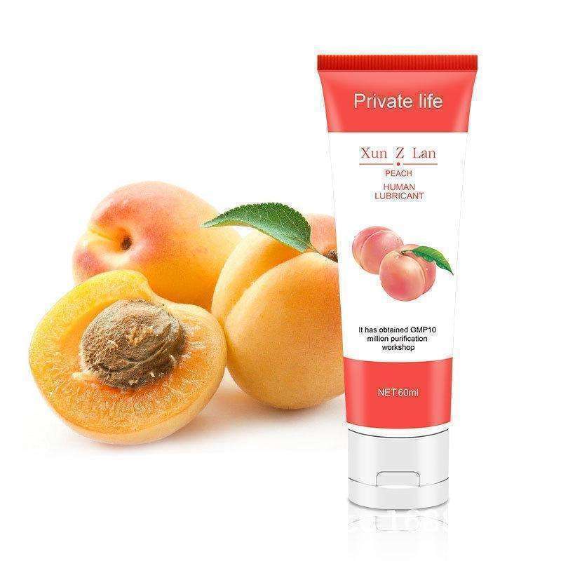 Body lubricant, peach, strawberry, cherry, fruit flavor Lube 60ml