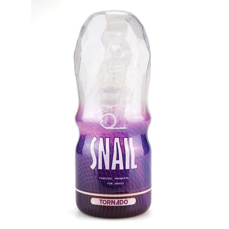 Upgraded clear Masturbation  cup （purple）