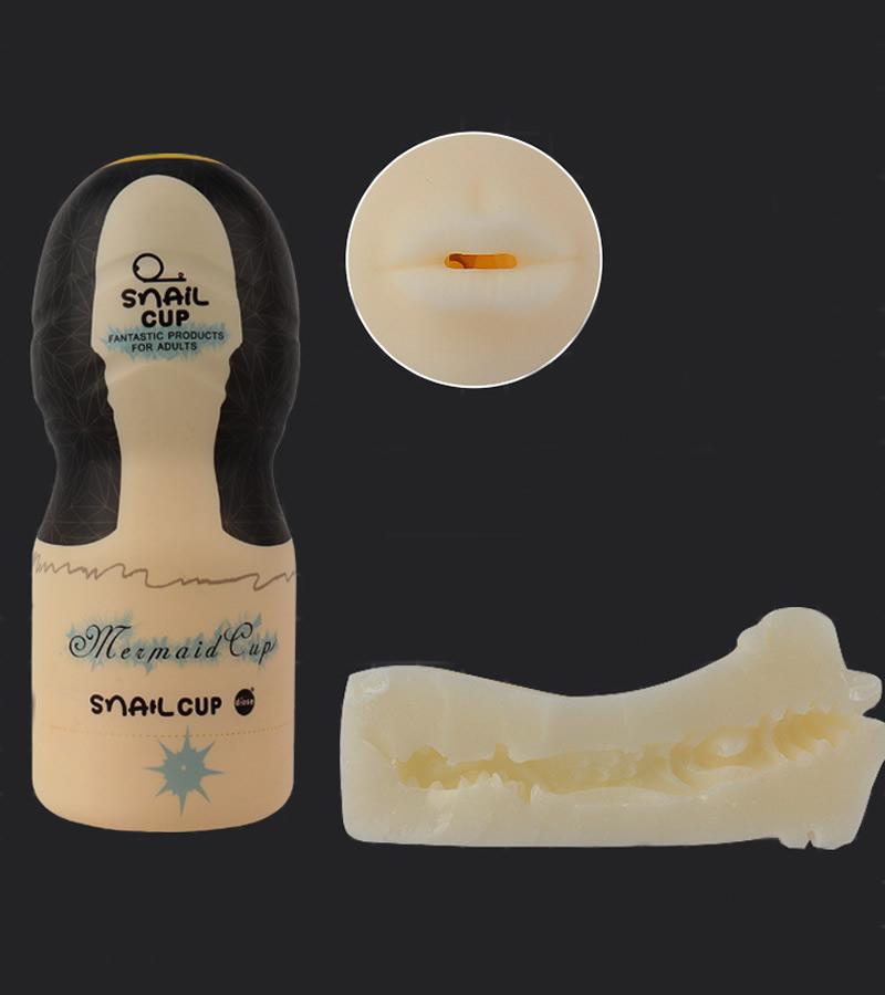Snail Masturbation  cup black oral sex