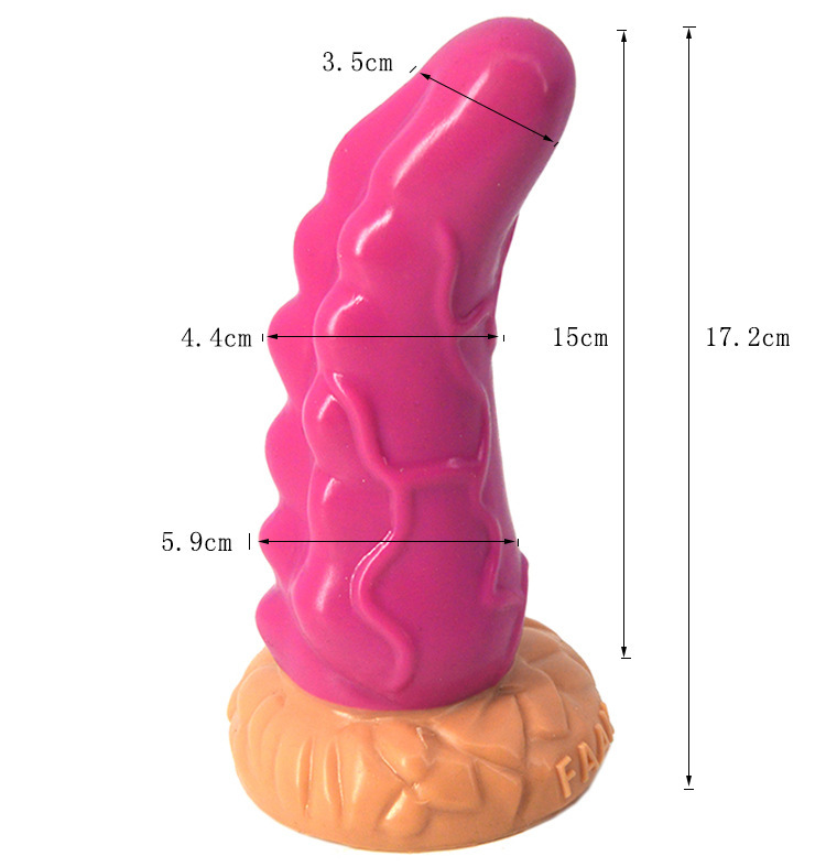 FAAK imitation rhinoceros horn silicone dildo (F112 golden) Toilet bowl,the suction is stronger