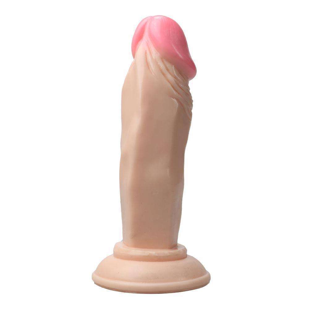 6.1 inch PVC Realistic dildo (black)