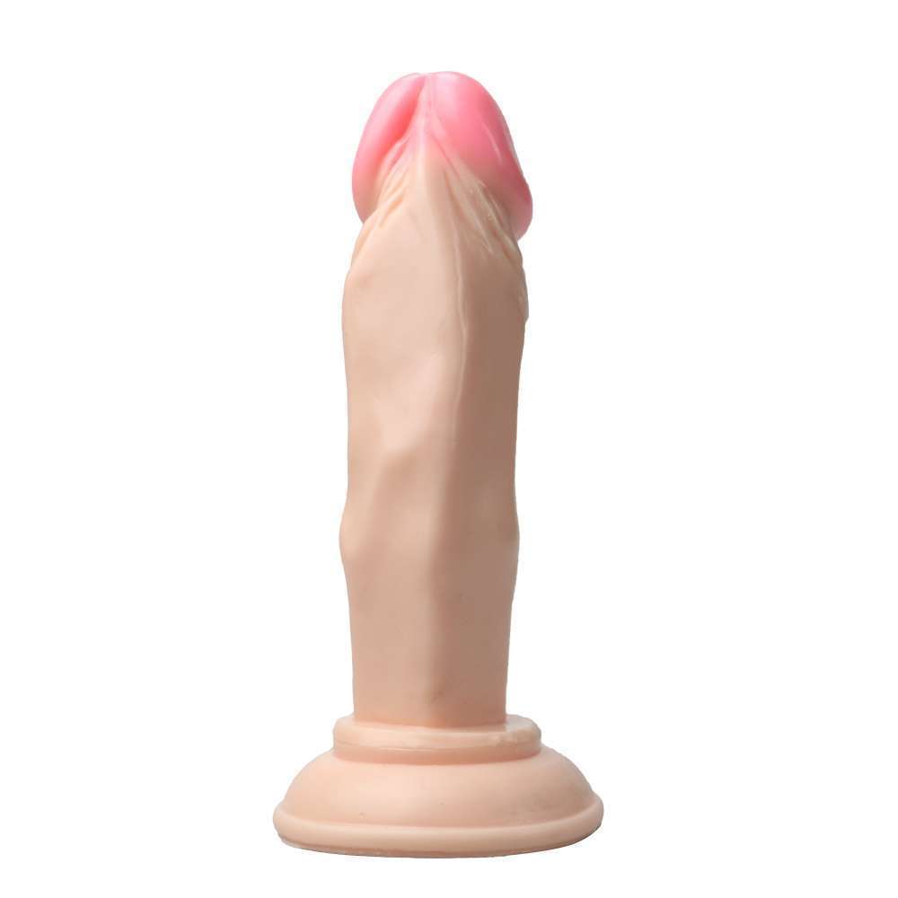 6.1 inch PVC Realistic dildo (black)