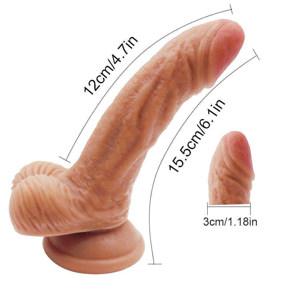 small moon, liquid silicone Realistic dildo (B13)