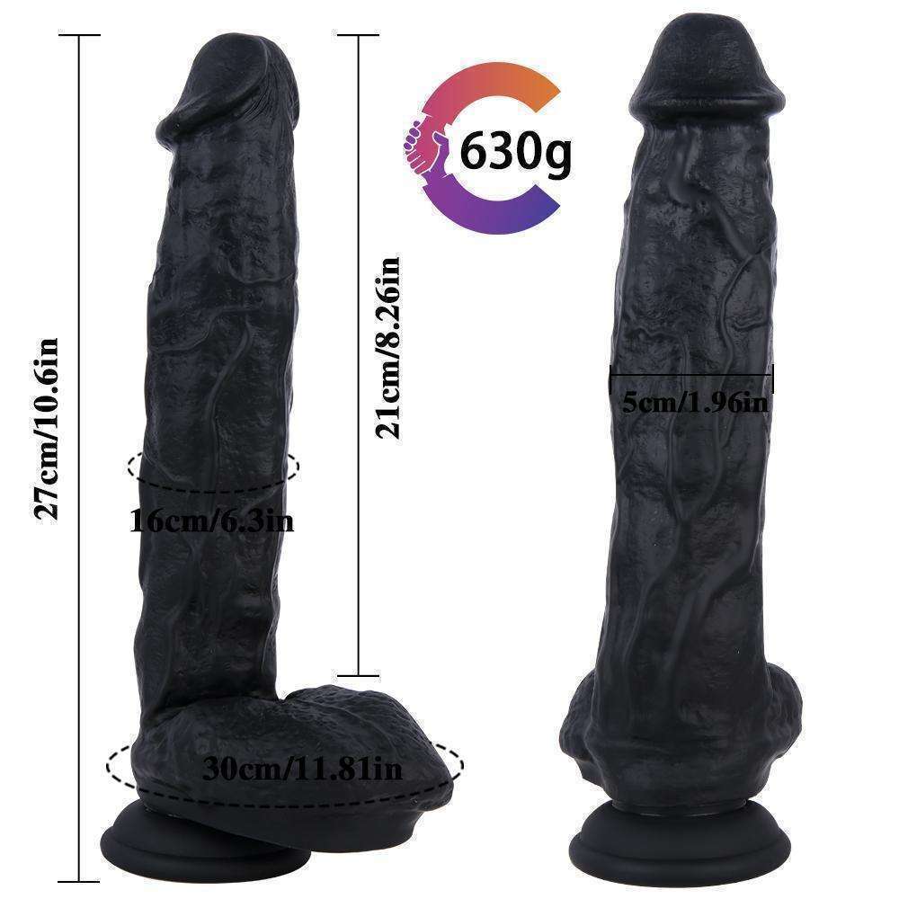 Double liquid silicone Realistic dildo with sucker (B79)