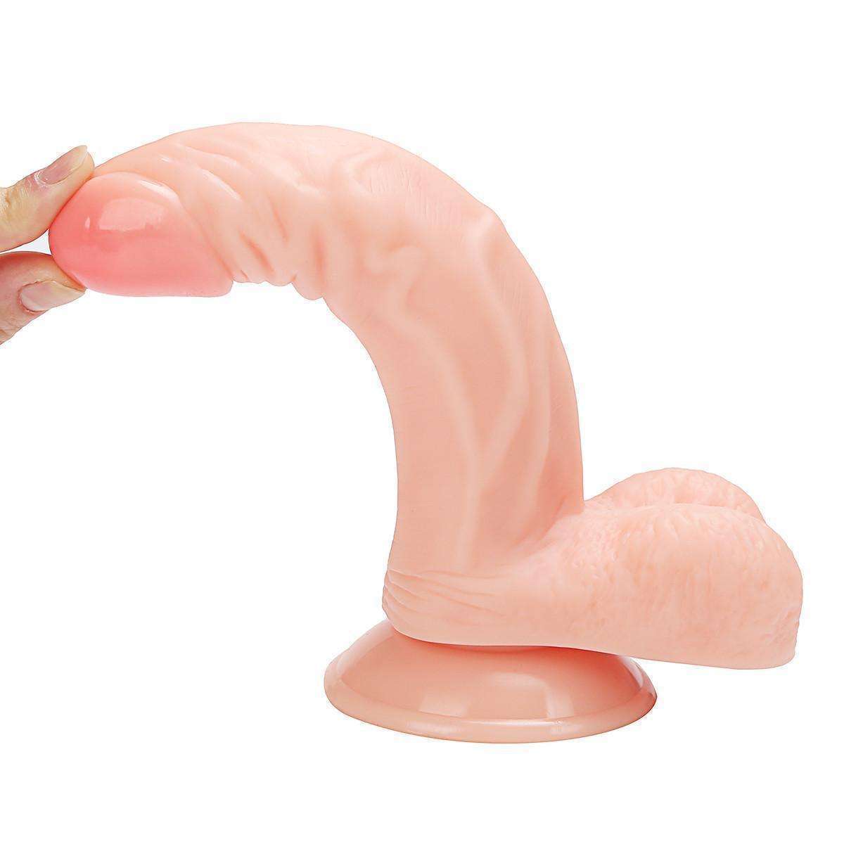 Simulated penis with suction cups, female sex toy dildo wl267