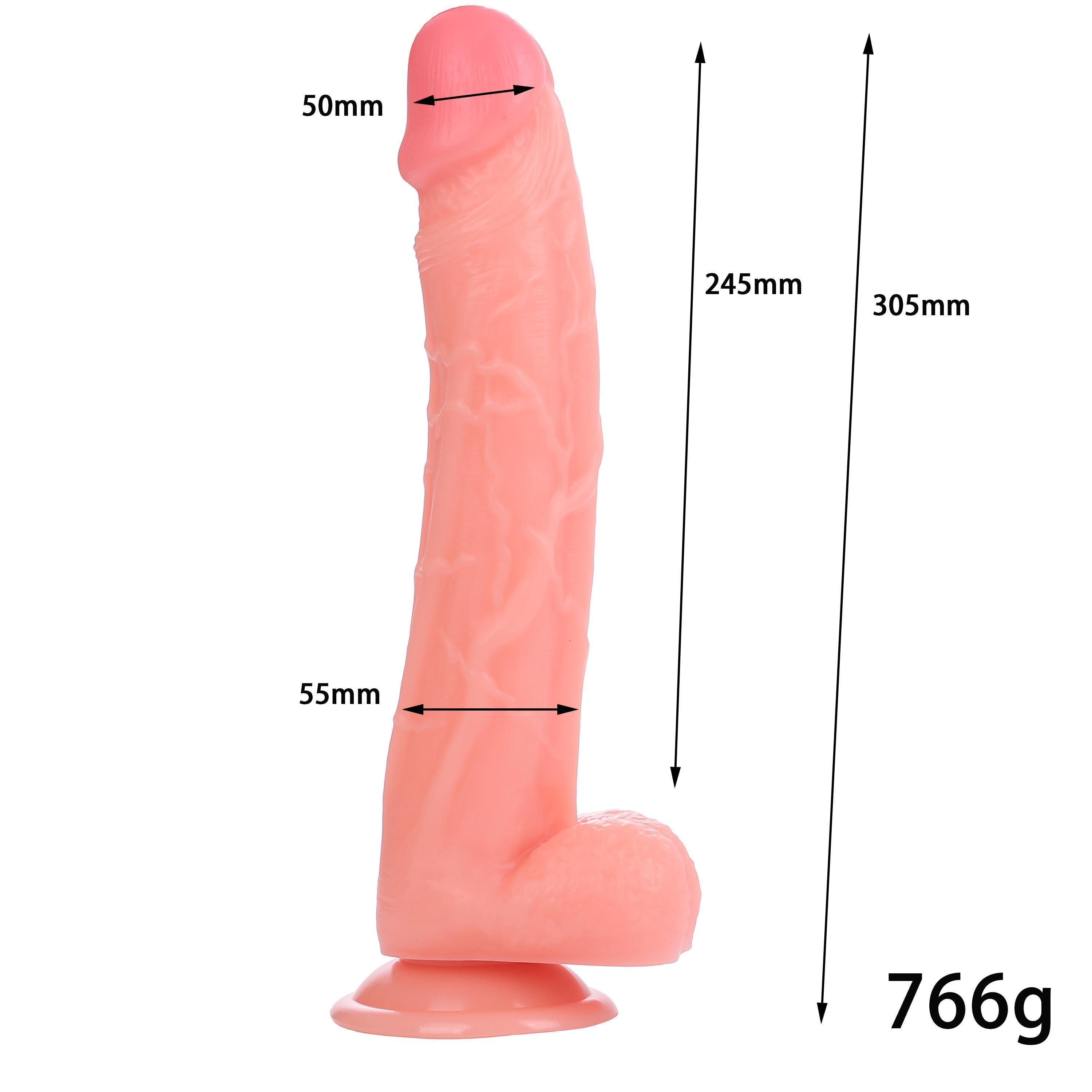 Simulated Penile Female Appliance Soft Touch False Penile Female Adult Appliance Dildo wl293