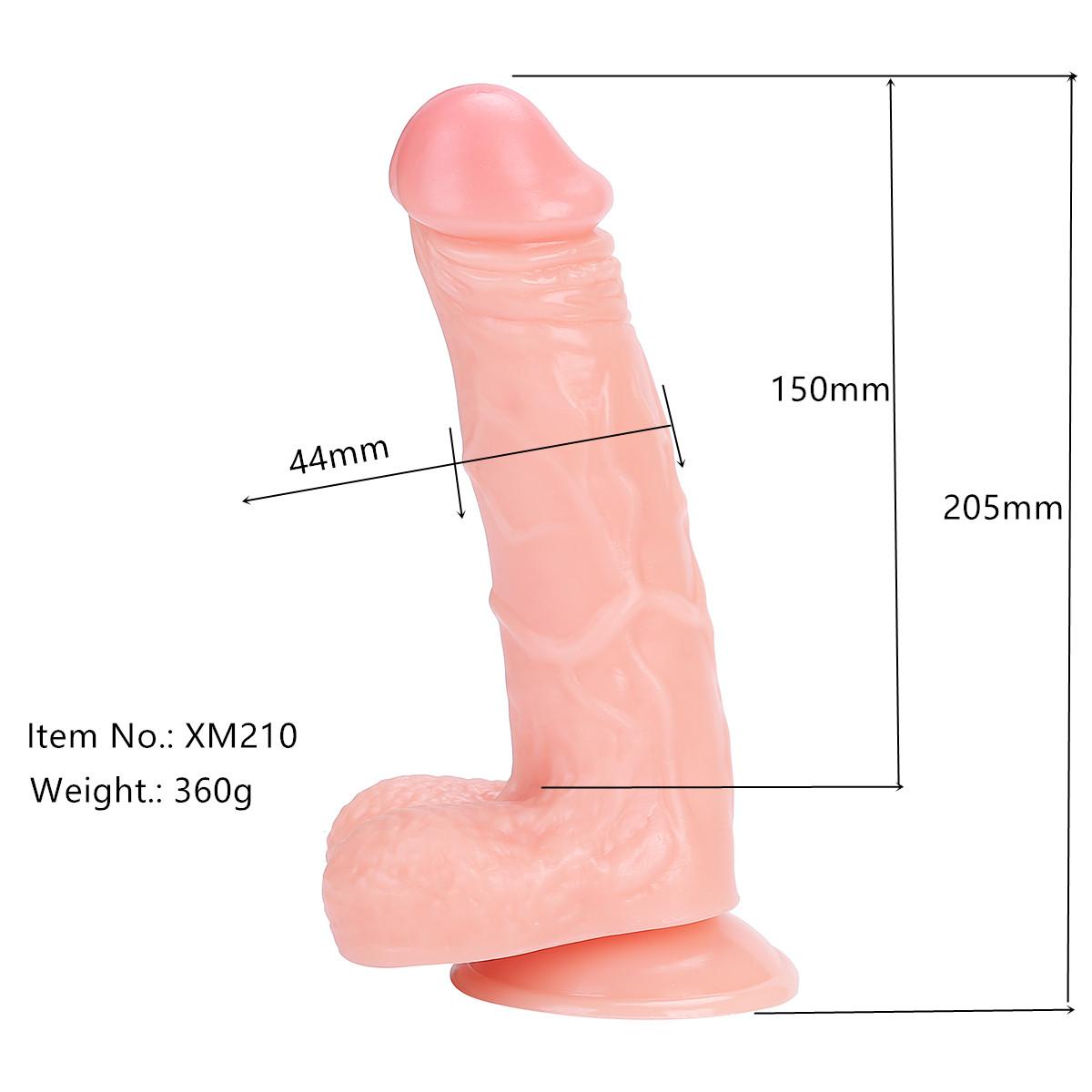 Skin type fake penis is not greasy, sticky, soft, thick, and imitation of real penis for female adults wl210