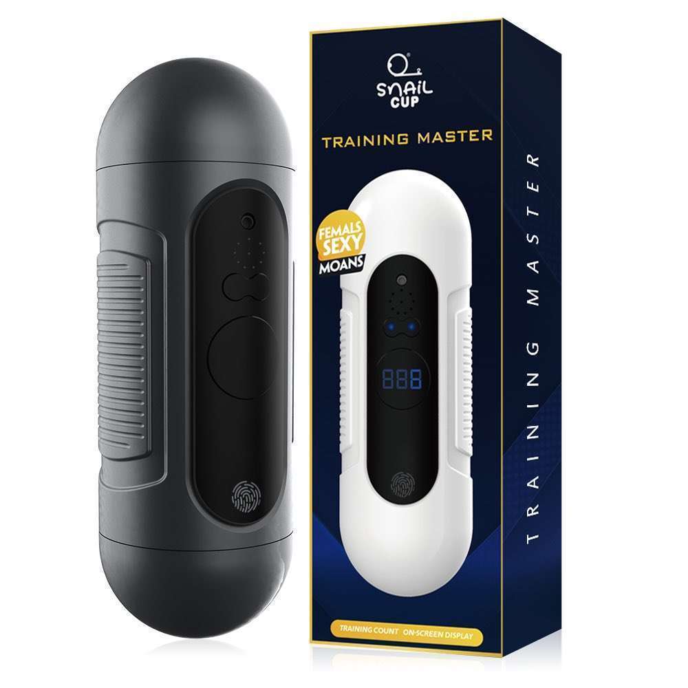 Men's masturbator, vibration pronunciation counting model+touch screen buttons