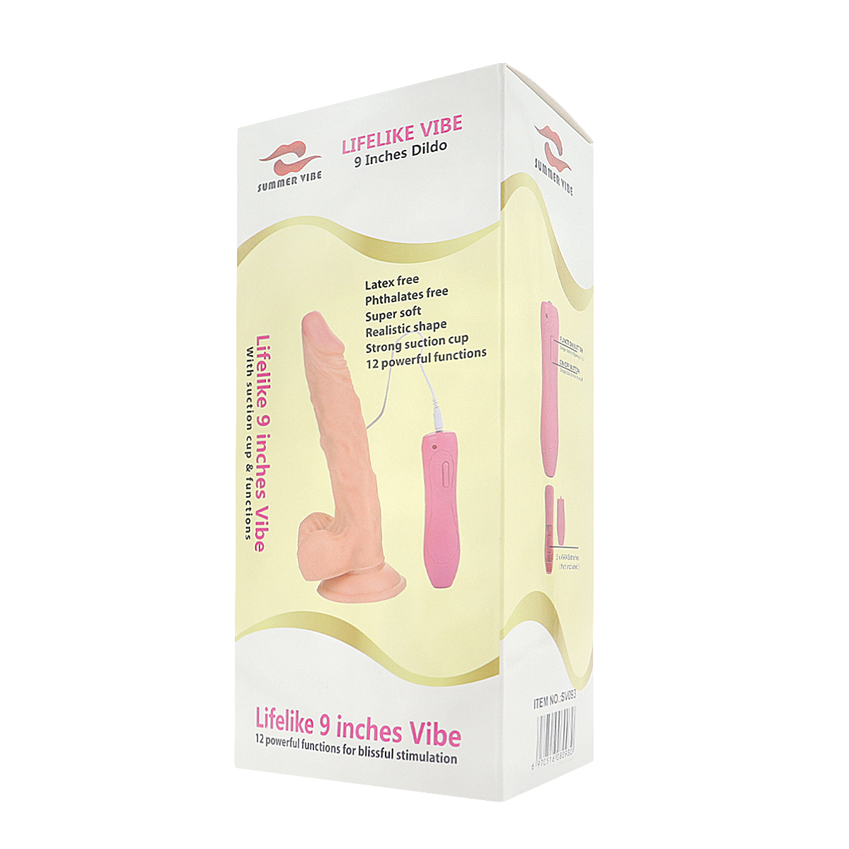Electric swinging 9 inches realistic dildo wl093